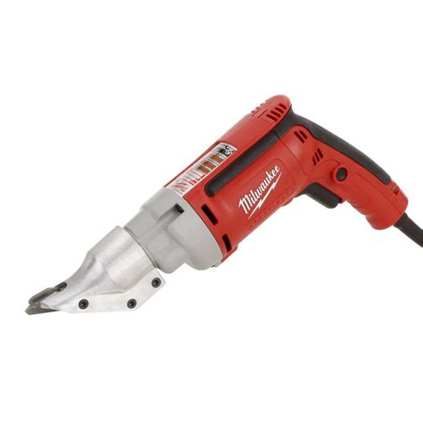 electric sheet metal shears home depot|milwaukee 18 gauge metal shear.